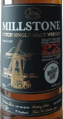 Millstone 2019 Heavy Peated The Whisky Jury 57.3% 700ml