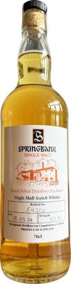 Springbank Hand Filled Distillery Exclusive 57.9% 700ml