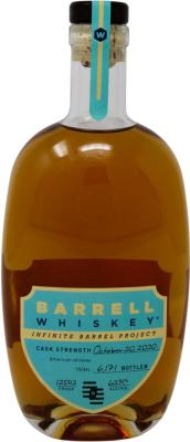 Barrell Whisky October 2020 62.71% 750ml