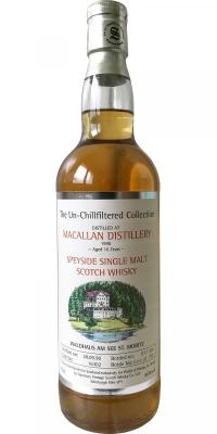 Macallan 1990 SV The Un-Chillfiltered Collection Refill Butt #16302 World of Whisky St. Moritz 46% 700ml