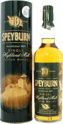 Speyburn 10yo Single Highland Malt 40% 700ml