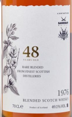 Blended Scotch Whisky 1976 Sb White Label Rare Blended deinwhisky.de 49.1% 700ml