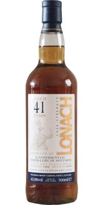 A Confidential Distillery in Speyside 1966 DT Lonach Collection 43.9% 700ml