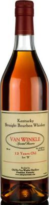 Pappy Van Winkle's 12yo Kentucky Straight Bourbon Whisky LMDW 45.2% 750ml