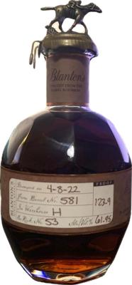 Blanton's Straight From the Barrel 61.95% 700ml