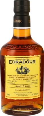 Edradour 2012 Sauternes Cask Matured Small Batch 48.2% 700ml