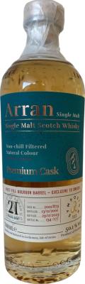 Arran 2001 Premium Cask Exclusive to Sweden 50.1% 700ml