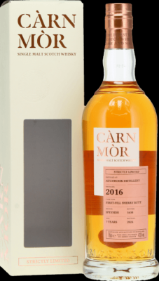 Auchroisk 2016 MSWD Carn Mor Strictly Limited 47.5% 700ml