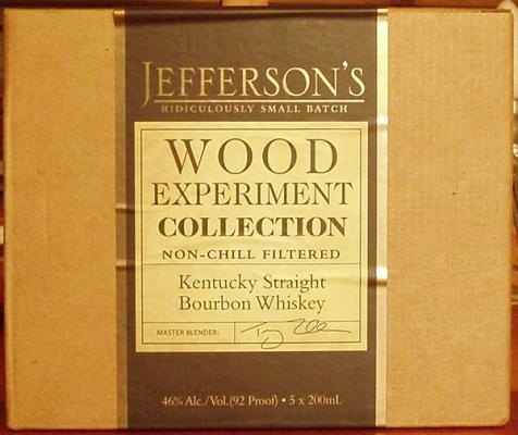 Jefferson's Wood Experiment 46% 750ml