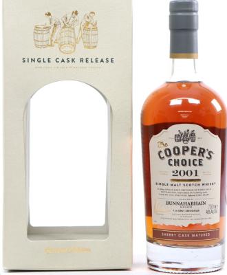 Bunnahabhain 2001 VM The Cooper's Choice Sherry Cask #9533 46% 700ml