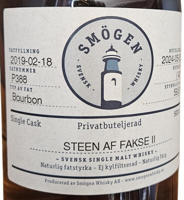 Smogen 2019 Privatbuteljering Steen af fakse 2 59.8% 500ml