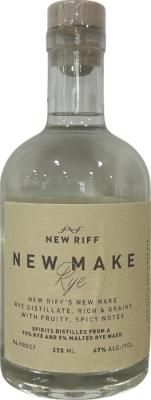 New Riff New Make Rye 47% 375ml