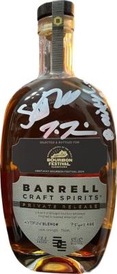 Barrell Bourbon Kentucky Bourbon Festival 2024 Private Release Kentucky Bourbon Festival 2024 59.15% 750ml