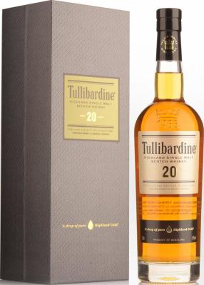 Tullibardine 20yo 1st Fill Bourbon Barrels 43% 700ml