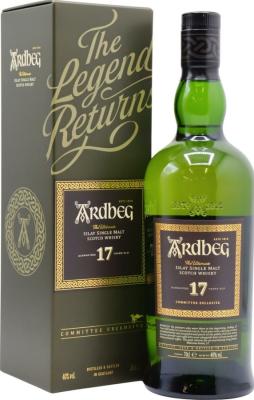 Ardbeg 17yo Committee Exclusive 40% 700ml