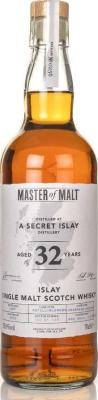 A Secret Islay Distillery 1990 MoM Master of Malt Collection 50.9% 700ml