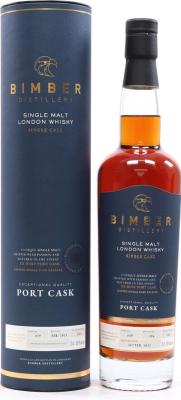 Bimber Single Malt London Whisky Single Cask ex-Ruby Port cask #39 58.1% 700ml