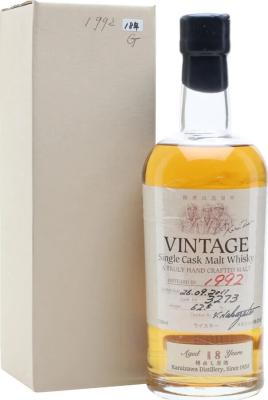 Karuizawa 1992 Distillery Exclusive Cask #3273 18yo 62.5% 700ml