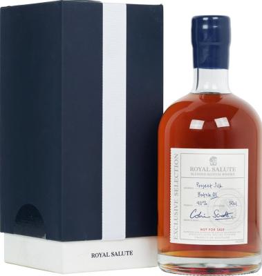 Royal Salute 21yo Project Silk Exclusive Selection 40% 500ml