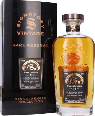 Bunnahabhain 1978 SV Rare Reserve Cask Strength Collection 2nd fill Oloroso Sherry Butt 41.5% 700ml