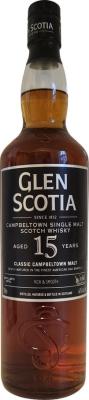 Glen Scotia 15yo Rich & Smooth American Oak Barrel 46% 750ml