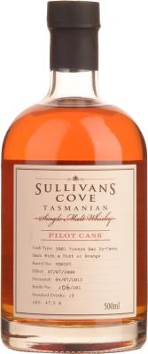 Sullivans Cove 2000 Pilot Cask Cask #HH0385 47.5% 500ml