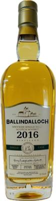 Ballindalloch 2016 Single Cask Benelux 59.2% 700ml