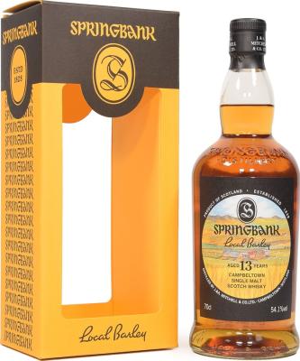 Springbank 13yo Local Barley 54.1% 700ml