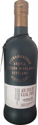 Ardnamurchan 2017 AD 9:17 Cask.702 Private Cask Bottling Pour celebrer les 15yo de Quebec Whisky 58.3% 700ml