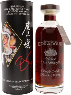 Edradour 2000 Natural Cask Strength #3146 57.9% 700ml