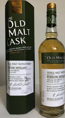 Rosebank 1990 DL The Old Malt Cask Refill Hogshead 50% 700ml