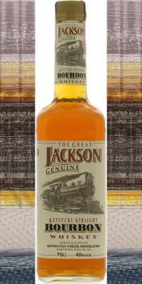 The Great Jackson Genuine Kentucky Straight Bourbon Whisky Charred new oak barrels Societe Interdis France 40% 700ml