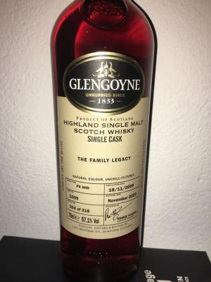 Glengoyne 2009 Single Cask First fill PX Hogshead #1009 The Family Legacy 57.1% 700ml