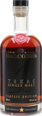 Balcones Texas Single Malt Whisky 1 53% 700ml