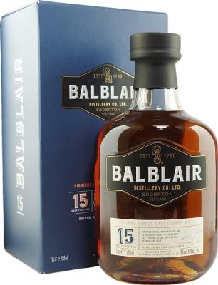 Balblair 15yo 46% 700ml