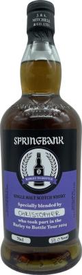 Springbank Barley to Bottle Tour 2024 Christopher 57% 700ml