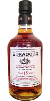 Edradour 15yo Sherry Cask Matured Movenpick Wein AG Switzerland 46% 700ml