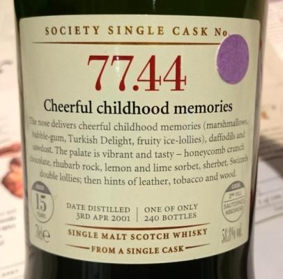 Glen Ord 2001 SMWS 77.44 58.8% 700ml