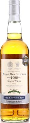 Miltonduff 1998 BR Berrys Own Selection #3605 57% 700ml