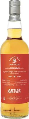 Ben Nevis 2016 SV Artist Collective 7.2 Collection Foundations 8yo 57.1% 700ml