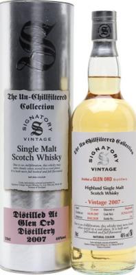 Glen Ord 2007 SV The Un-Chillfiltered Collection 12yo 312743 + 312744 46% 700ml