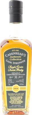 Cameronbridge 1992 CA Authentic Collection 49.4% 700ml