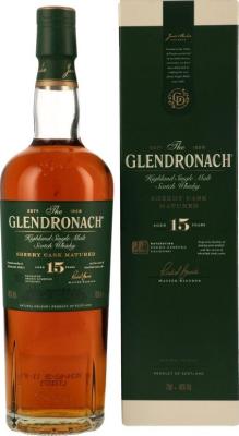 Glendronach 15yo Sherry Cask Matured 46% 700ml