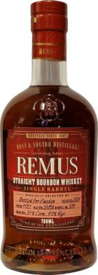 Remus Straight Bourbon Whisky Single Barrel Select Sweden 59.05% 700ml