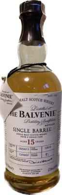 Balvenie 15yo Single Barrel Bourbon Barrel 47.8% 700ml