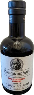 Bunnahabhain 2004 Warehouse 12 Hand-Filled Exclusive 53.3% 200ml