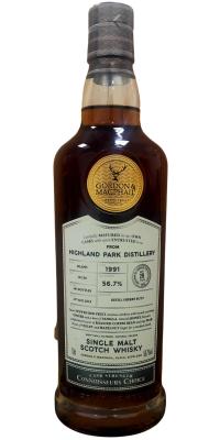 Highland Park 1991 GM Connoisseurs Choice Cask Strength Refill Sherry Butt 4451 56.7% 700ml