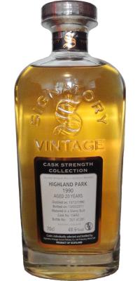 Highland Park 1990 SV Cask Strength Collection Sherry Butt #15693 48.6% 700ml