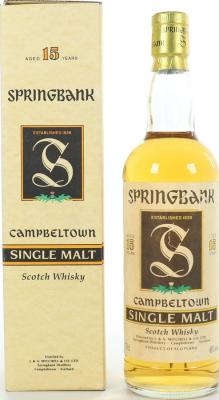 Springbank 15yo Green Thistle 46% 700ml