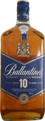 Ballantine's 10yo Blended Scotch Whisky 40% 1000ml